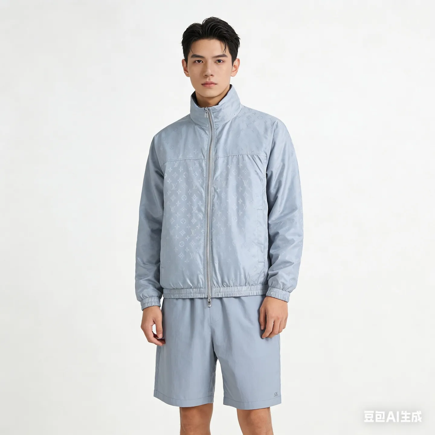 Louis Vuitton/Louis Vuitton 26ss presbyopic double-sided hooded thin coat